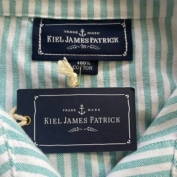 Kiel James Patrick Summering Shirt Dress, Breezy Green, Medium - Picture 8 of 11